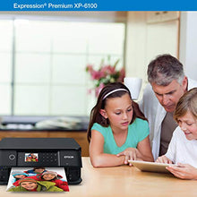 Load image into Gallery viewer, Epson Expression Premium XP-6100 Wireless Color Photo Printer with Scanner and Copier, Black, Medium