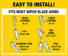 Load image into Gallery viewer, Rain-X 5079281-2 Latitude 2-IN-1 Water Repellency Wiper Blades, 26" (Pack of 1)