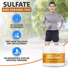 Load image into Gallery viewer, Solpri Shield Antifungal Cream - for Athletes Foot, Jock Itch Fungus, and Ringworm - with Lemongrass, Tea Tree Oil, and More 2 Fl Oz
