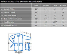 Load image into Gallery viewer, Arus Women's Pacific Style Full Length Hooded Turkish Cotton Bathrobe S/M White