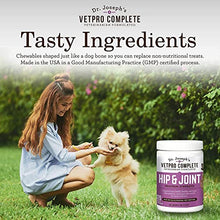 Load image into Gallery viewer, VetPro Dog Hip and Joint Supplement - Pain and Inflammation Relief Chews with Glucosamine, Chondroitin, MSM, Turmeric, Vitamin C, Omega 3 - Treats Hip Dysplasia, Arthritis - Dogs Chewable Supplements