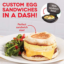 Load image into Gallery viewer, Dash DBBM450GBAQ08 Deluxe Sous Vide Style Egg Bite Maker with Silicone Molds for Breakfast Sandwiches, Healthy Snacks or Desserts, Keto & Paleo Friendly, (1 large, 4 mini), Aqua