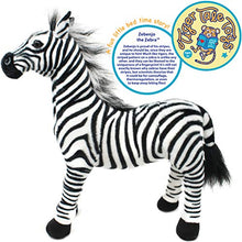 Load image into Gallery viewer, Zebenjo The Zebra - 16 Inch Stuffed Animal Plush - by Tiger Tale Toys