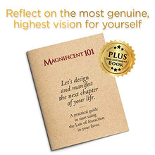 Load image into Gallery viewer, Magnificent101 Vision Board Kit - Create a Board of Your Ambitions with +60 Vision Board Supplies. Use The Power of Intention and Visualization to Achieve Your Dreams