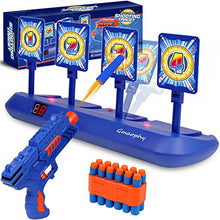Load image into Gallery viewer, Digital Shooting Targets with Foam Dart Toy Shooting Blaster , 4 Targets Auto Reset Electronic Scoring Toys, Shooting Toys for Age of 5 6 7 8 9 10+ Years Old Kid Boys Girls, Compatible with Nerf Toys