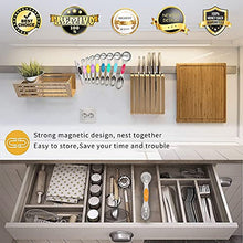Load image into Gallery viewer, NIUAT 9-piece magnetic measuring spoon set, composed of stainless steel double-sided teaspoon spoons,Fits in Spice Jar (Multicolor)