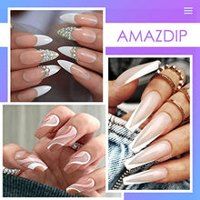 Load image into Gallery viewer, Dip Powder Clear Color, 2 Ounce/ 56 Gram, AMAZDIP Dipping Powder Nail System for French Nail Art Design Salon/DIY at Home