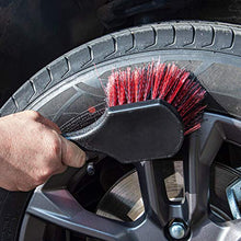 Load image into Gallery viewer, bzczh Tire and Wheel Brush, Dense Bristle, Rim Brush,Extra Auto Detailing Brush, Clean Dirty Wheels and Tire Dirt, Easy to Carry for Scrubbing