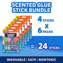 Load image into Gallery viewer, Elmer's Scented Glue Sticks, 6 Grams, Washable, 6 Packs of 4 (24 Total Count)