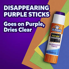 Load image into Gallery viewer, Elmer's Disappearing Purple School Glue Sticks, Washable, 6 Grams, 12 Count