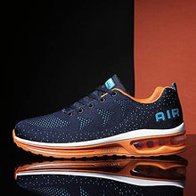 Load image into Gallery viewer, RomenSi Men's Air Cushion Sport Running Shoes Casual Athletic Tennis Sneakers (BlueOrange US 10)