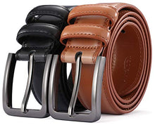 Load image into Gallery viewer, Mens Belt - Autolock Genuine Leather Dress Belt - Classic Casual Belt for Men in Gift Box