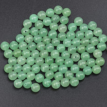 Load image into Gallery viewer, LPBeads 100PCS 8mm Natural Green Aventurine Beads Gemstone Round Loose Beads for Jewelry Making with Crystal Stretch Cord