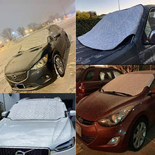 Load image into Gallery viewer, MATCC Car Windshield Snow Cover Frost Guard Winter Windshield Snow Ice Cover Magnetic Edges Car Snow Cover All Weather Fit Most Cars