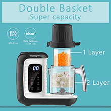 Load image into Gallery viewer, MOMYEASY Baby Food Maker, Baby Steam Cooker and Puree Blender, Multifunction Baby Food Processor Chopper Grinder, Baby Food Warmer Mills Machine with Bottle Warmer, Touch Control Panel&Self Cleans