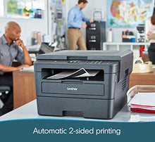 Load image into Gallery viewer, Brother Compact Monochrome Laser Printer, HLL2395DW, Flatbed Copy & Scan, Wireless Printing, NFC, Cloud-Based Printing & Scanning, Amazon Dash Replenishment Ready - BLACK
