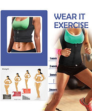 Load image into Gallery viewer, GAODI Women Waist Trainer Sauna Vest Slim Corset Neoprene Cincher Tank Top Weight Loss Body Shaper (L, Black)