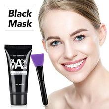 Load image into Gallery viewer, AFDEAL Blackhead Remover Face Mask, Charcoal Peel Off Mask, Bamboo Activated Black Charcoal Masks with Brush, Deep Cleansing Purifying Facial Mask for All Skin Types, for Both Men and Women 2.11 fl/oz