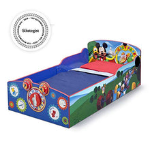 Load image into Gallery viewer, Delta Children Interactive Wood Toddler Bed, Disney Mickey Mouse