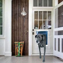 Load image into Gallery viewer, Ideal Pet Products Deluxe Aluminum Pet Door Super Large, 15" x 20" Flap Size, White