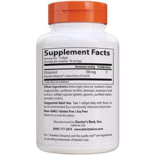 Load image into Gallery viewer, Doctor's Best Ubiquinol with Kaneka QH, Non-GMO, Gluten Free, Soy Free, Heart Health, 100 mg, 60 Softgels