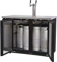 Load image into Gallery viewer, Kegco Kegerator Commercial Grade Two Keg Beer Dispenser - Dual Faucet