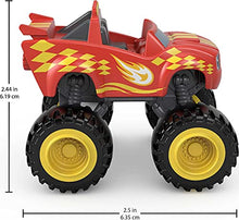 Load image into Gallery viewer, Fisher-Price Blaze and The Monster Machines Racers 4 Pack, Set of Die-Cast Metal Push-Along Vehicles for Preschool Kids Ages 3 Years and Older