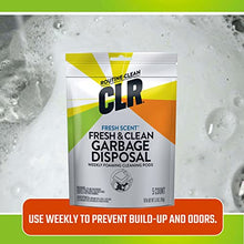 Load image into Gallery viewer, CLR Fresh & Clean Garbage Disposal, Fresh Scent Weekly Foaming Cleaning Pods, 5 Pods Total (Packaging May Vary)