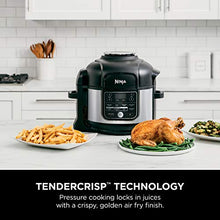 Load image into Gallery viewer, Ninja OS301 Foodi 10-in-1 Pressure Cooker and Air Fryer with Nesting Broil Rack, 6.5 Quart, Stainless Steel