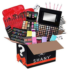 Load image into Gallery viewer, SHANY Gift Surprise - AMAZON EXCLUSIVE - All in One Makeup Bundle - Includes Pro Makeup Brush Set, Eyeshadow Palette,Makeup Set or Lipgloss Set and etc. - COLORS & SELECTION VARY