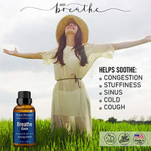 Load image into Gallery viewer, Breathe Essential Oil Blend 30 ml - Pure, Natural Breath Easy Essential Oil from Eucalyptus, Peppermint, Rosemary, Niaouli - Helps Ease Sinus, Colds, Cough and Congestion - Nexon Botanics