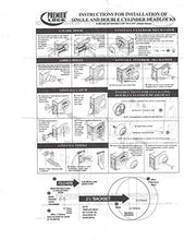 Load image into Gallery viewer, Grip Tight Tools ED03C-3, Set of 3 (Satin Stainless Steel) Combo Entry Lock Set Door Knob and Single Cylinder Deadbolt Alike: SC1 Keyway with 18 Keys Included