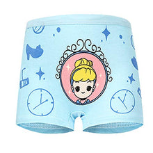 Load image into Gallery viewer, JackLoveBriefs Girls Boyshorts Underwear with 12 Packs Panties for Girls Blue(7-9T)