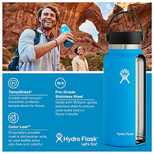 Load image into Gallery viewer, Hydro Flask Wide Mouth Flex Cap Bottle - Stainless Steel Reusable Water Bottle - Vacuum Insulated, Dishwasher Safe, BPA-Free, Non-Toxic