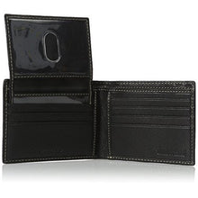 Load image into Gallery viewer, Timberland Men's Genuine Leather RFID Blocking Passcase Security Wallet, black, One Size