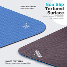 Load image into Gallery viewer, Matymats Yoga Mat, Workout Exercise Mat - 6mm Thick Non Slip Fitness Mat with Carrying Strap for Yoga, Workouts, Home, Gym and Pilates 72"x24", Sky Blue