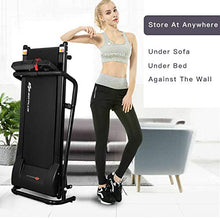 Load image into Gallery viewer, Kinelo Folding Electric Treadmill Motorized Running Machine Easy Assembly, 12 Programs with Transportation Wheels Electric Treadmills for Home Gym