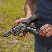 Load image into Gallery viewer, Crosman SNR357 .177-Caliber Pellet/4.5 MM BB CO2-Powered Snub Nose Revolver, Black/Grey