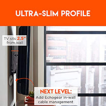 Load image into Gallery viewer, ECHOGEAR Tilting TV Wall Mount with Low Profile Design for 32-70 inch TVs - Eliminates Screen Glare with 15 Degrees of Smooth Tilt - Easy Install with All Hardware Included - EGLT1-BK