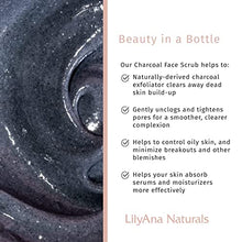 Load image into Gallery viewer, LilyAna Naturals Charcoal Face Scrub 3 Oz and Face Cream 1.7 Oz Bundle - Anti-Aging Facial Exfoliator and Face Cream, Face Moisturizer For Dry Skin, Rose and Pomegranate Extracts - for Women and Men