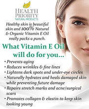Load image into Gallery viewer, 100% Natural & Organic Vitamin E Oil For Your Face & Skin, Lavender Scented - 15,000/30,000 IU - Reduces Wrinkles & Fade Dark Spots. Raw Vit E Extract Sunflower. (Unscented- 1 Fl Oz (1 pack))