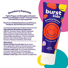 Load image into Gallery viewer, BURSTkids Strawberry Superstar Fluoride-Free Children’s Toothpaste, Nano-Hydroxyapatite, Safe, Effective, Gentle, Tasty Strawberry Toothpaste for Kids Ages 2+, Vegan, SLS & Gluten Free (4.0oz), 2 pack