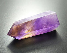 Load image into Gallery viewer, Amethyst Healing Crystal Wand Pointed & Faceted Prism Bar for Reiki Chakra Meditation Therapy Deco