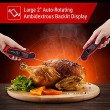 Load image into Gallery viewer, ThermoPro TP19 Waterproof Digital Meat Thermometer for Grilling with Ambidextrous Backlit & Thermocouple Instant Read Thermometer Kitchen Cooking Food Thermometer for Candy Water Oil BBQ Grill Smoker