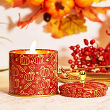 Load image into Gallery viewer, Leize Fall Candles, Pumpkin Cinnamon Scented Candles, 100% Soy Candles for Home, Highly Scented Aromatherapy Candles, 50 Hours Long Burning, Candles Gifts for Halloween Christmas Home Decoration