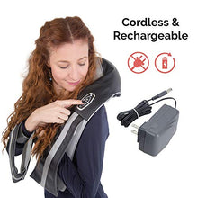 Load image into Gallery viewer, TruMedic InstaShiatsu+ Neck, Back, and Shoulder Massager with Heat - 3 Massage Speeds, Cordless & Rechargeable, Use at Home & Office for Full Body Shiatsu Relaxation (IS-3000PRO)