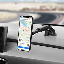 Load image into Gallery viewer, Magnetic Phone Car Mount,APPS2Car Universal Dashboard Windshield Industrial-Strength Suction Cup Car Phone Mount Holder with Adjustable Telescopic Arm,6 Strong Magnets,for All Cell Phones