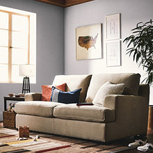 Load image into Gallery viewer, Amazon Brand – Stone & Beam Lauren Down-Filled Oversized Loveseat Sofa, 74"W, Fawn