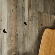 Load image into Gallery viewer, Home Source Jill Zarin Tall Cabinet in Grey Wash Finish with Glass Doors