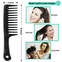 Load image into Gallery viewer, 2 Pieces Detangler Brush Comb for Black Natural Curly Hair,Detangling Hair Brush for Afro Textured 3/4abc Kinky Wavy Long Thick Hair,Faster Easier Detangle Wet or Dry Hair Painless(Green)